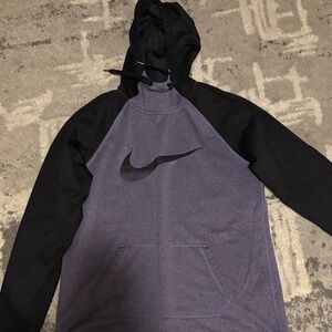Nike Black and Purple Pullover